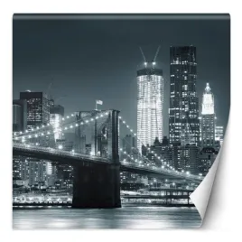 fototapeta-most-brooklinski-noca-nowy-jork-wersja-czarno-biala-200x200