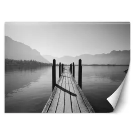 fototapeta-jezioro-w-gorach-spowitych-mgla-450x315