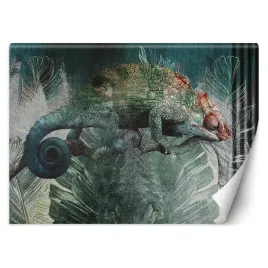 fototapeta-kameleon-w-tropikalnym-lesie-450x315