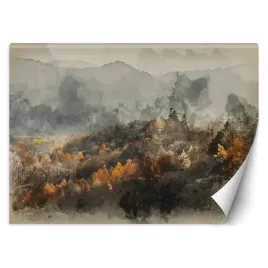 fototapeta-jesienny-las-spowity-mgla-abstrakcja-watercolor-450x315