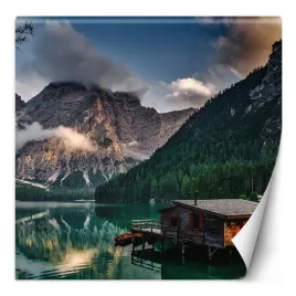 fototapeta-jezioro-w-gorach-gorski-krajobraz-200x200