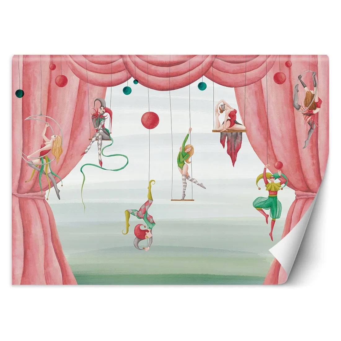 fototapeta-cyrk-akrobaci-100x70