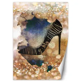 fototapeta-czarny-but-na-obcasie-150x210