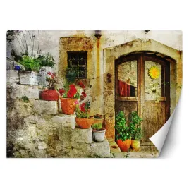 fototapeta-kwiaty-na-schodach-350x245