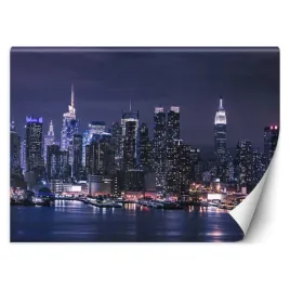 fototapeta-3d-nowy-jork-noca-wiezowce-woda-250x175