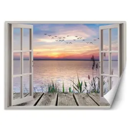 fototapeta-3d-okno-widok-na-zachod-slonce-280x200
