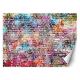 fototapeta-3d-mur-sciana-z-kolorowej-cegly-400x280