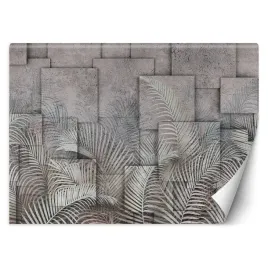 fototapeta-liscie-3d-w-szarosci-368x254-geometria