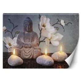 fototapeta-orientalna-3d-budda-i-swiece-450x315