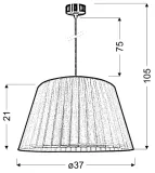 elegancka-lampa-wiszaca-sufit-owa-abazur-czarny-stan-nowy