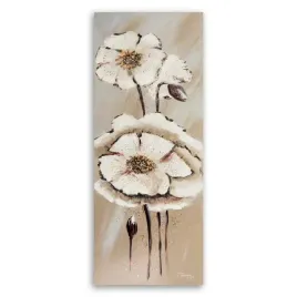 elegancki-obraz-na-plotnie-pion-dwa-kwiaty-20x50