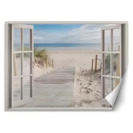 fototapeta-3d-okno-widok-na-plaze-morze-210x150