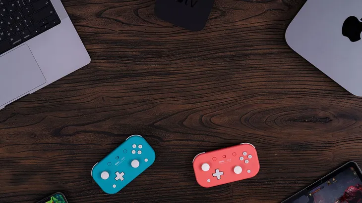 kontroler-8bitdo-lite-2-bt-gamepad-pink-tryb-pracy-analogowy
