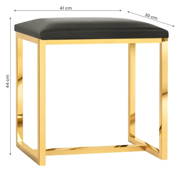 taboret-agnes-czarny-stan-nowy