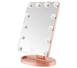 lusterko-kosmetyczne-stojace-beautifly-led-glamourvue-rozowe-do-makijazu