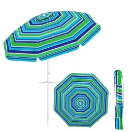 parasol-plazowy-costway-220-cm-upf50-regulowany-z-uchwytem-zielony