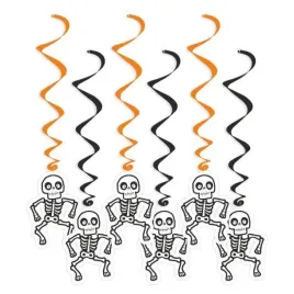 swiderki-wiszace-halloween-szkielety-czarno-pomaranczowe-6-szt