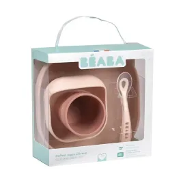 beaba-komplet-naczyn-z-silikonu-z-przyssawka-pink