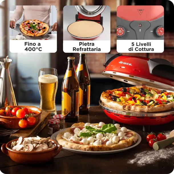 mini-piekarnik-ariete-909-4-l-czerwony-zalaczone-wyposazenie-plyta-grzewcza