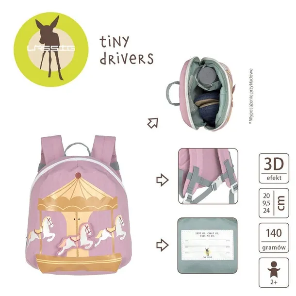 lassig-plecak-mini-tiny-drivers-karuzela-wysokosc-produktu-24-cm