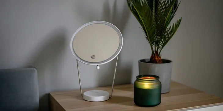 lusterko-stojace-bialy-humanas-certyfikat-ce