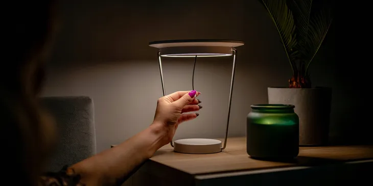 lusterko-stojace-bialy-humanas-wysokosc-320-mm