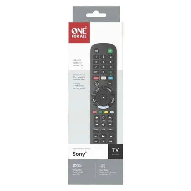 pilot-one-for-all-urc4912-czarny-przeznaczenie-tv-certyfikat-ce