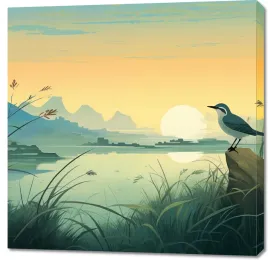obraz-90x90cm-zmierzch-nad-nadrzecznym-sanktuarium
