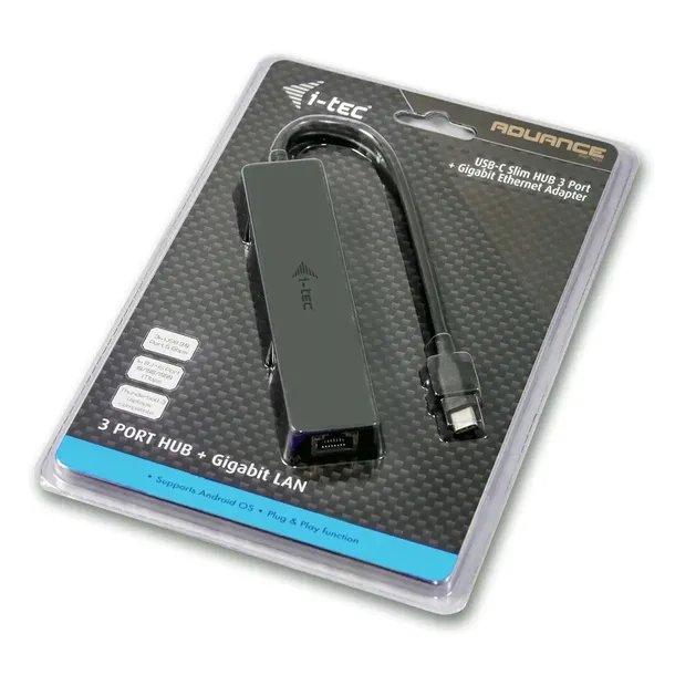 hub-usb-i-tec-c31gl3slim-3-portow-waga-z-opakowaniem-0-05-kg-liczba-portow-3