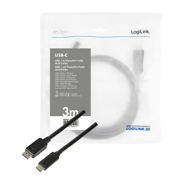 kabel-usb-c-displayport-4k-60hz-thunderbolt-3-3m-kod-producenta-ua0336