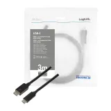 kabel-usb-c-displayport-4k-60hz-thunderbolt-3-3m-kod-producenta-ua0336
