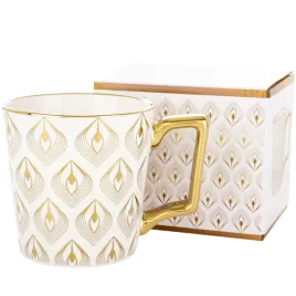 porcelanowy-kubek-elegancki-zlote-ucho-310ml-gustowny-na-prezent
