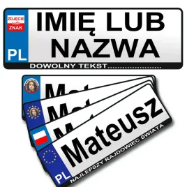 tablice-rejestracyjne-na-jezdzik-naklejka-z-imieniem-i-zdjeciem-dziecka