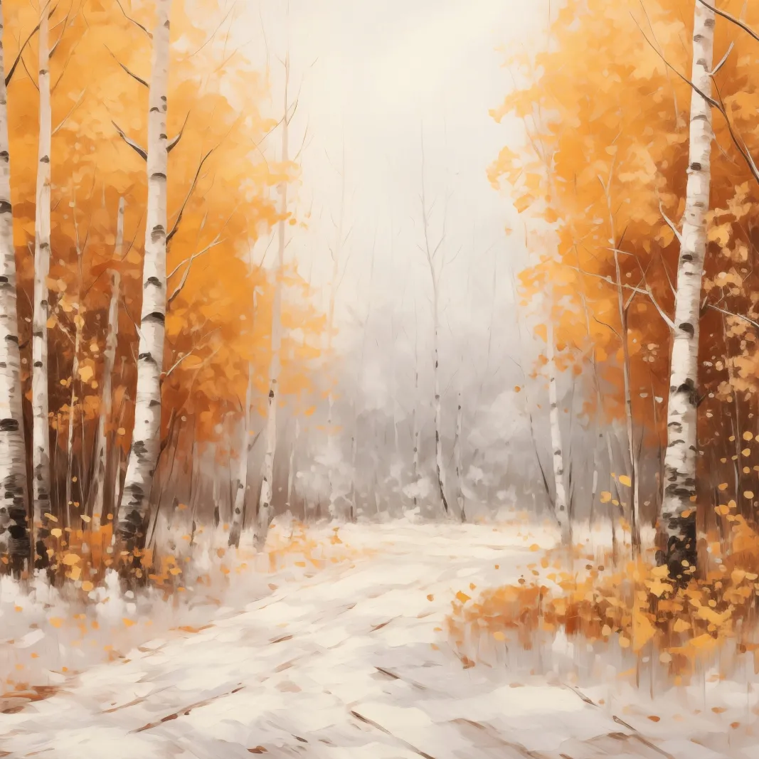 plakat-100x100cm-jesienne-brzozy
