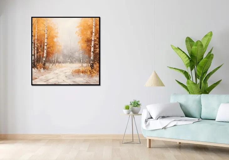 plakat-100x100cm-jesienne-brzozy-szerokosc-produktu-100-cm