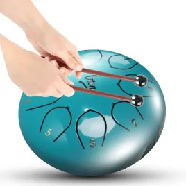v-tone-vbj-6-8-c-tongue-drum-handpan-stalowy-6-8-tonow-etui-paleczki
