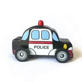 male-drewniane-pojazdy-autka-policja