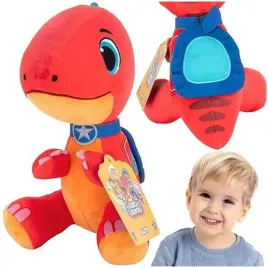 maskotka-dinozaur-pluszak-dino-ranch-blitz-czerwony-25-cm-przytulanka