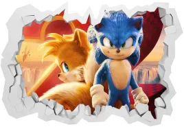 naklejki-na-sciane-dla-dzieci-3d-sonic-2-130x90