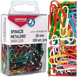 spinacze-biurowe-okragle-office-products-28mm-powlekane-kolorowe-100-sztuk
