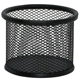 organizer-przybornik-na-biurko-metalowy-okragly-czarny-siatka-q-connect