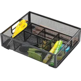 organizer-na-biurko-przybornik-q-connect-metalowy-boczny-czarny-6-komor