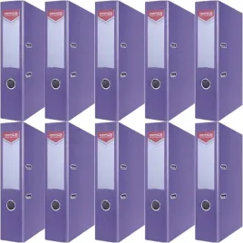 segregator-a4-75mm-office-products-z-dzwignia-pp-fioletowy-10-sztuk