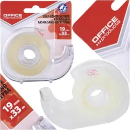 tasma-samoprzylepna-z-dyspenserem-office-products-19mm-x-33m-przezroczysta