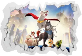 naklejki-na-sciane-dla-dzieci-3d-dc-liga-super-pets-130x90