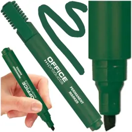 marker-permanentny-office-products-zielony-pisak-sciety-wodoodporny