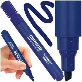 marker-permanentny-office-products-niebieski-pisak-sciety-wodoodporny