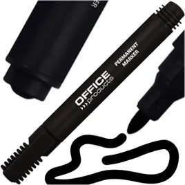 marker-permanentny-office-products-czarny-pisak-okragly-wodoodporny