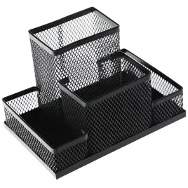 przybornik-na-biurko-organizer-metalowy-siatka-czarny-4-komory-q-connect