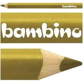 kredka-bambino-trojkatna-w-drewnianej-oprawie-gruba-jumbo-zlota